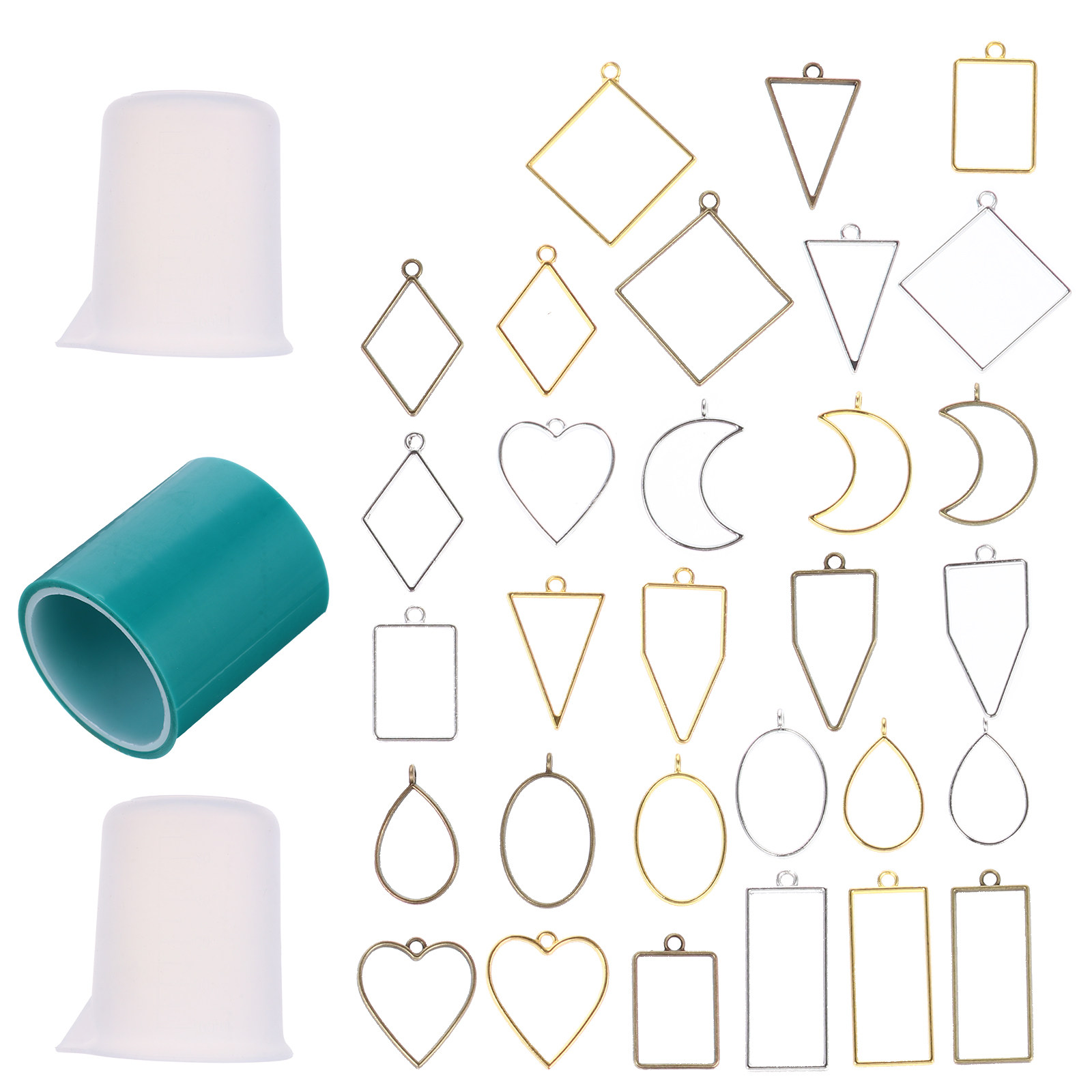Resin Jewelry Kit - Paket Kerajinan Tangan untuk Membuat Gantungan