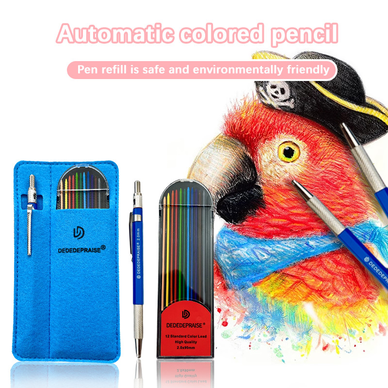 Staedtler Pencil Lumocolor - Set Pensil Mekanik 12/24 Warna 2.0mm,