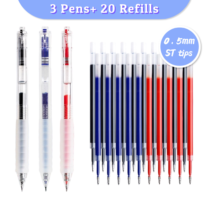 Pilot Pen G2 - 3 Pena 20 Isi Ulang Pena