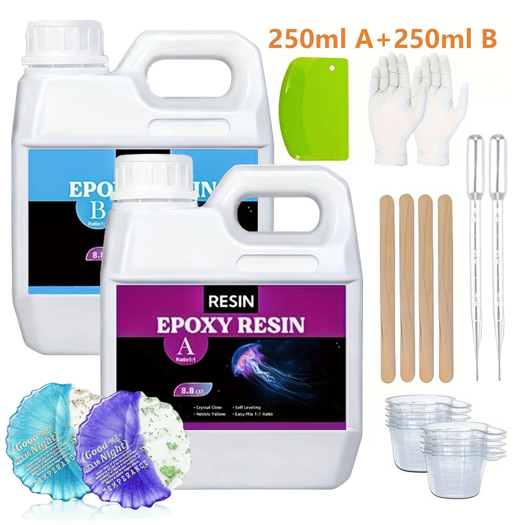 125ml/250ml Kit Resin Tuang Kr - Resin Jewelry Kit ulasan dan harga