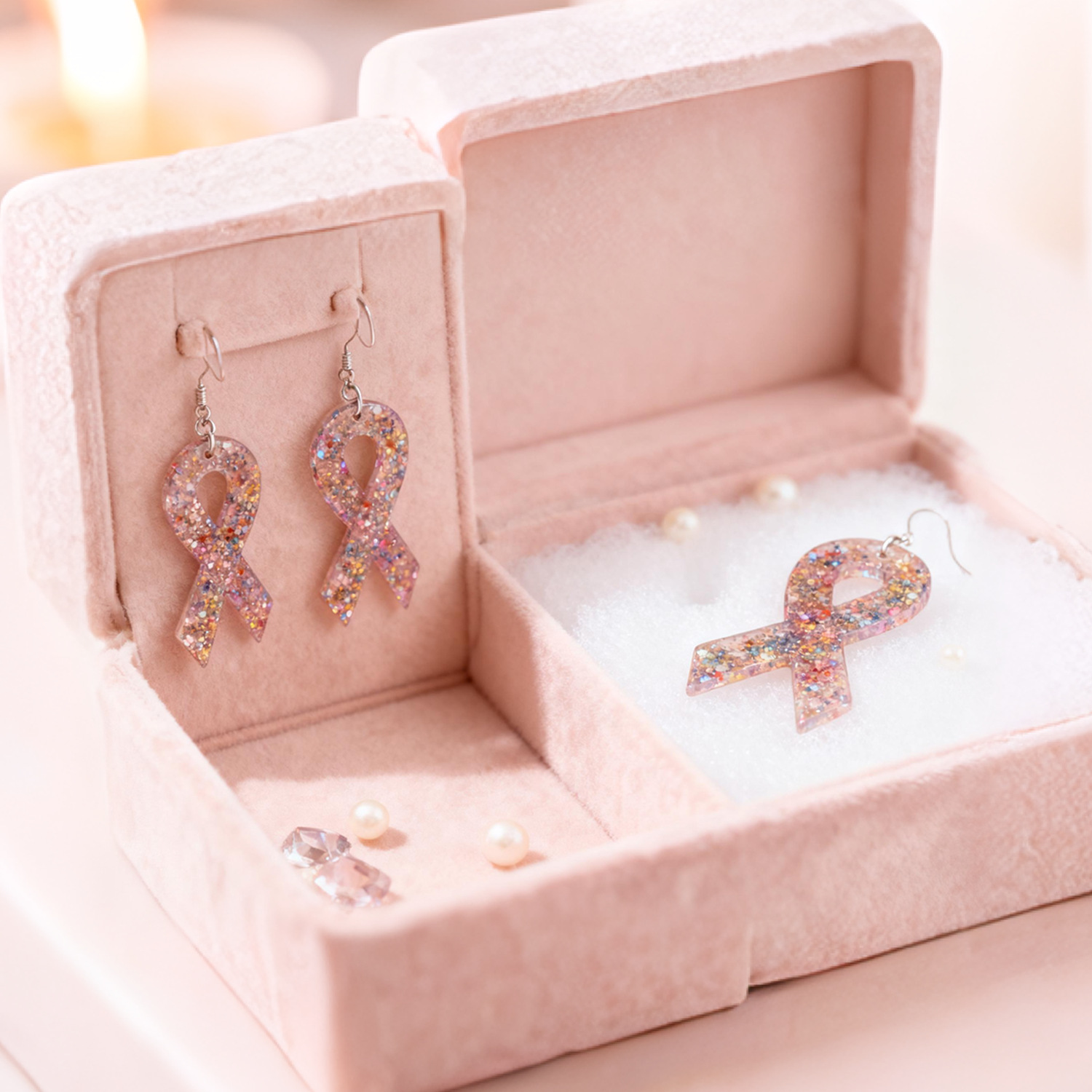 Cetakan Resin Anting Pita DIY, - Resin Craft Material ulasan dan harga