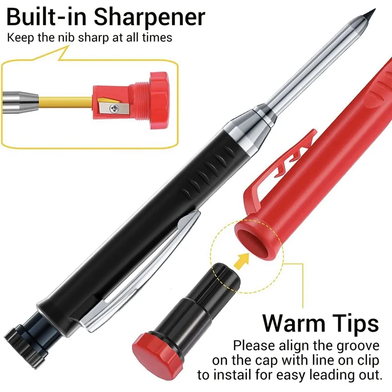 Set Pensil Tukang Kayu Solid,  - Staedtler Pencil Lumocolor ulasan dan harga