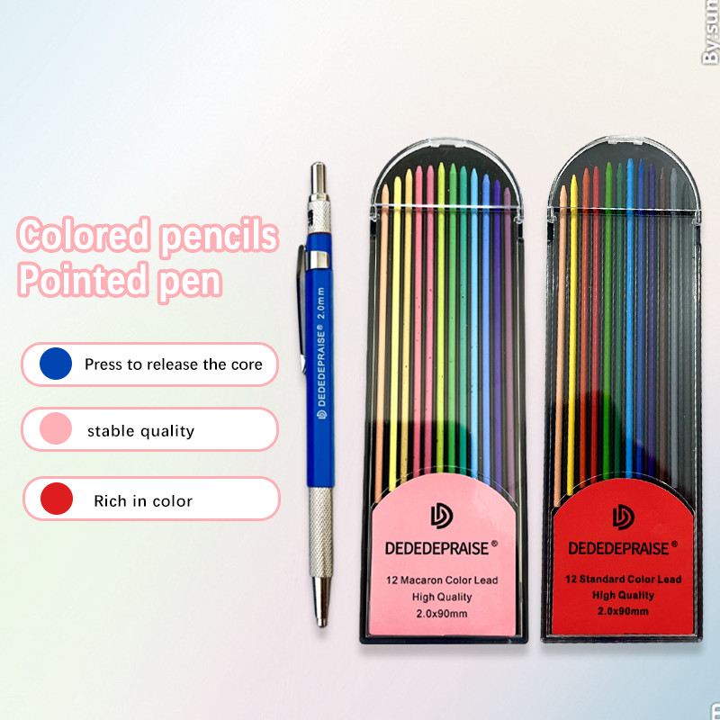 Set Pensil Mekanik 12/24 Warna - Staedtler Pencil Lumocolor ulasan dan harga