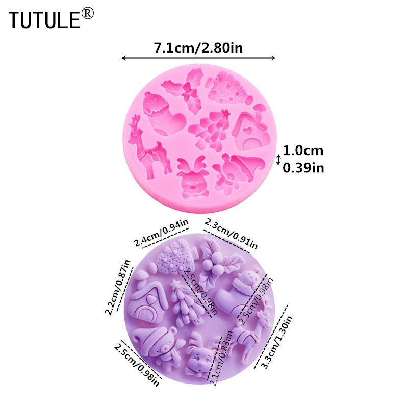 Cetakan Silikon Seri Natal Poh - Resin Craft Material ulasan dan harga