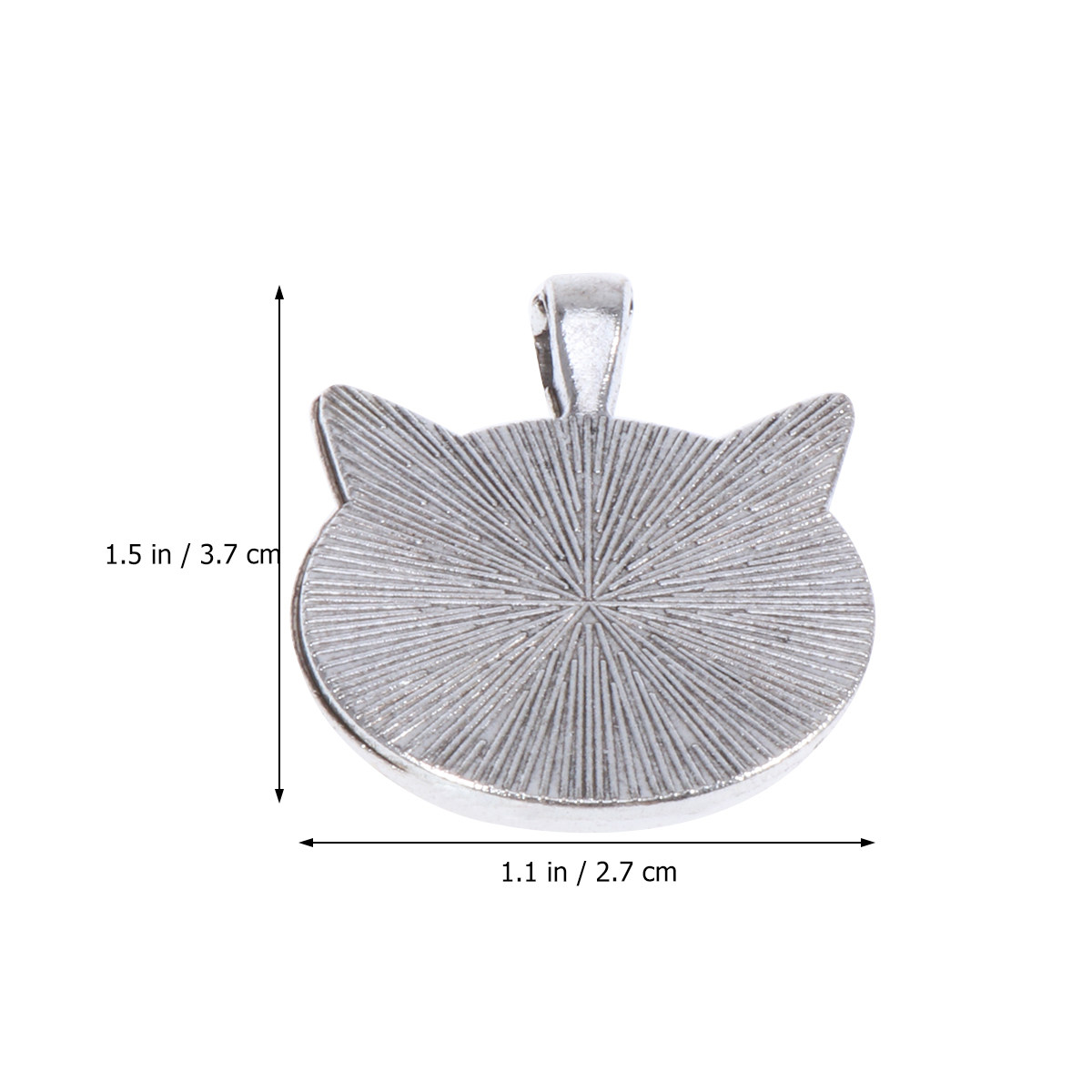 10 Buah Baki Liontin Bezel Tel - Resin Jewelry Kit ulasan dan harga